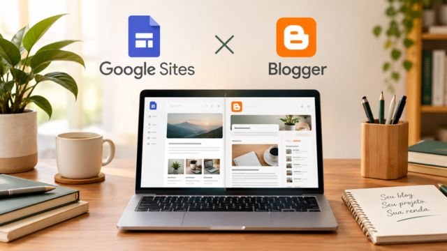Google Sites ou Blogger para criar um blog